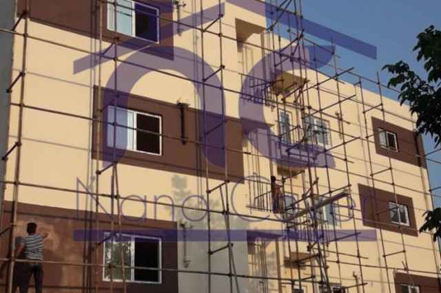 رنگ نانو روي نما در رويان و عايق ديواره هاي ساختمان