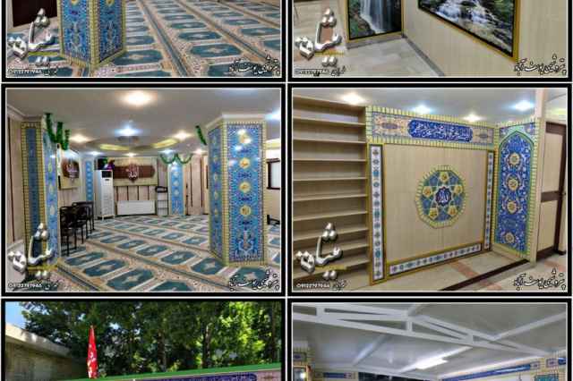 محراب چوبي نمازخانه