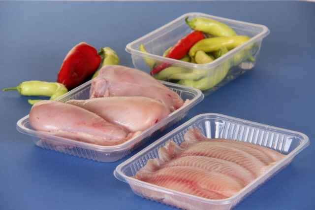ظروف بسته بندي گوشت و مرغ و مواد غذايي