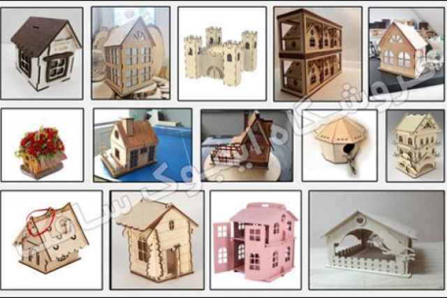 150 نقشه ساخت خانه چوبي اسباب بازي