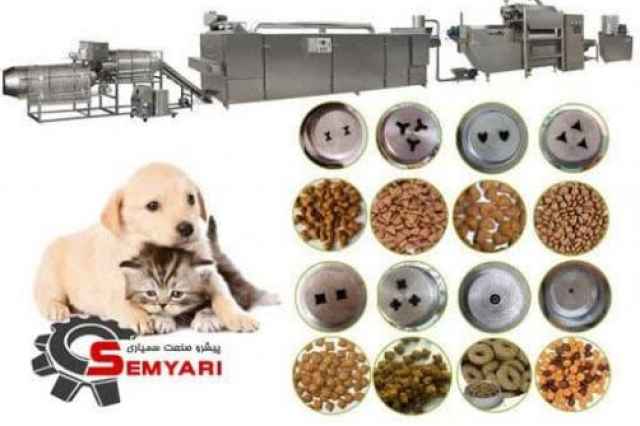 خط توليد تغذيه حيوانات خانگي/ توليد تغذيه سگ و گربه
